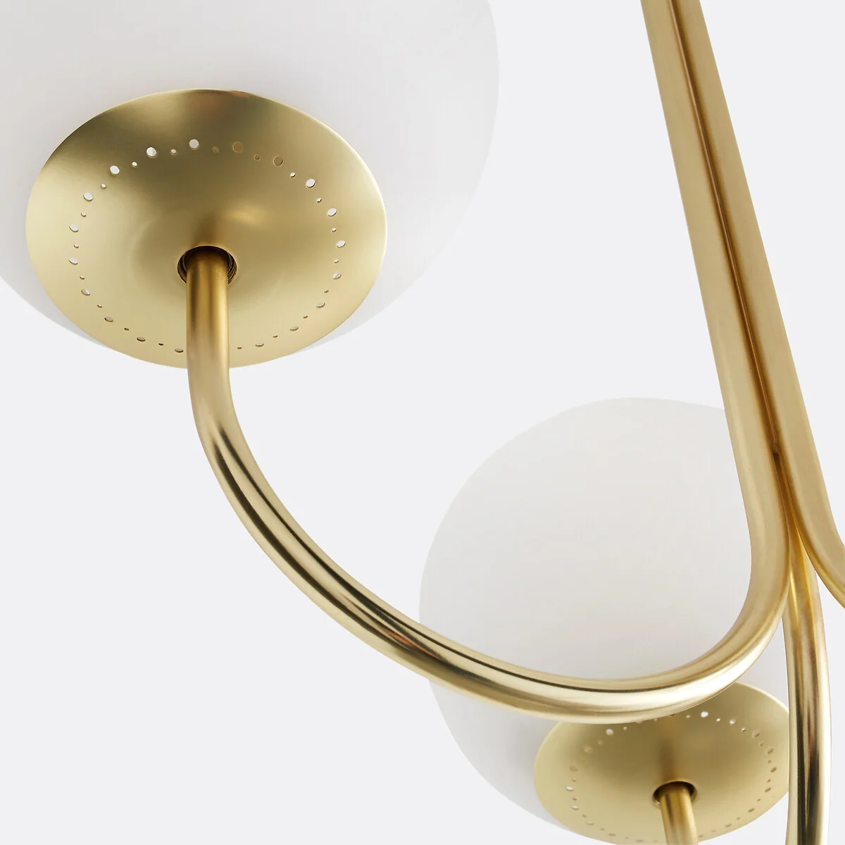 Moricio Opaline & Brass Ceiling Light – image 4