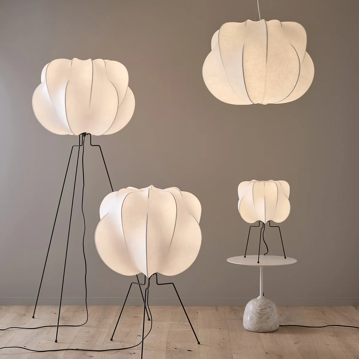 Oï Ceiling Light in Metal and Resin – image 7