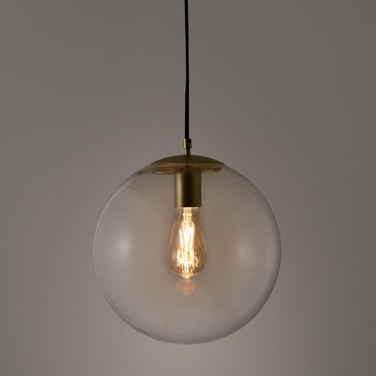 Moricio Brass and Glass Pendant Light – image 2