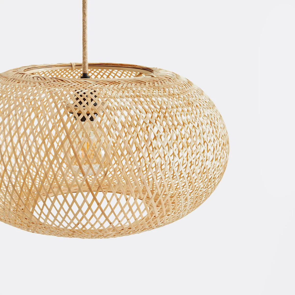 Ezia Bamboo 45cm Diameter Ceiling Light Shade – image 3