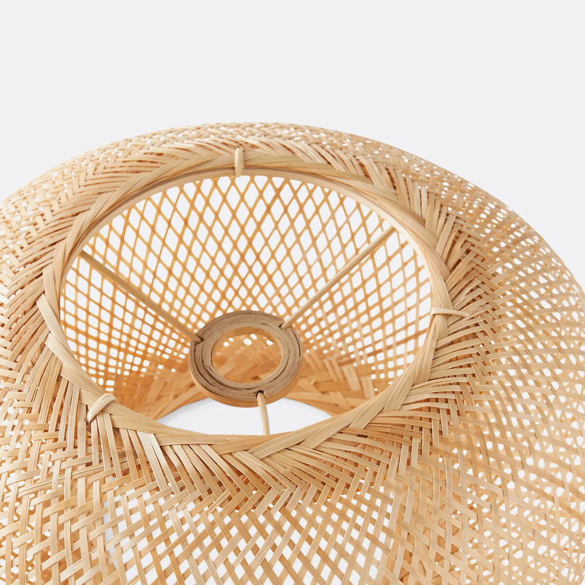 Ezia Bamboo 45cm Diameter Ceiling Light Shade – image 4