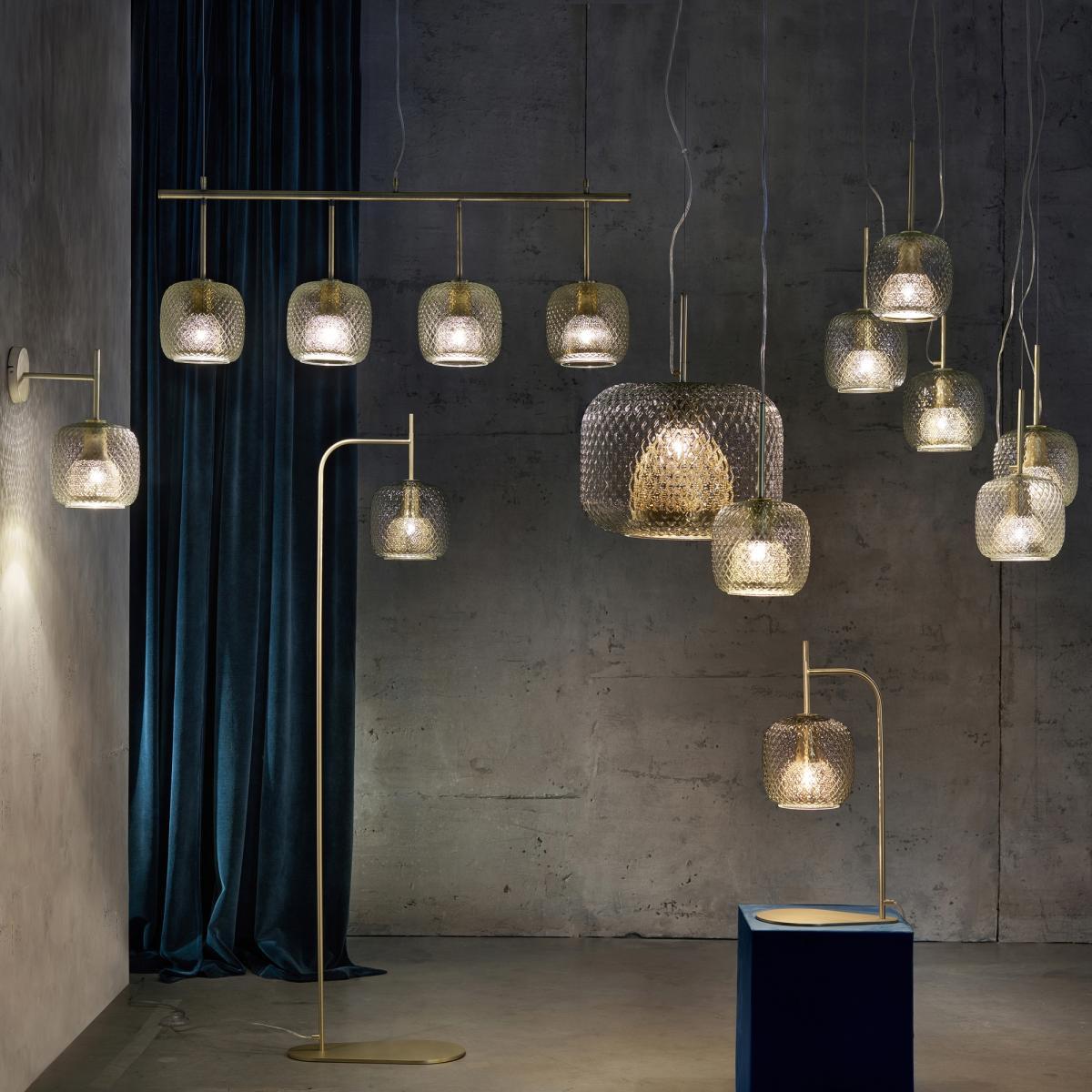 Mistinguett Line Ceiling Light with 4 Globes – image 9