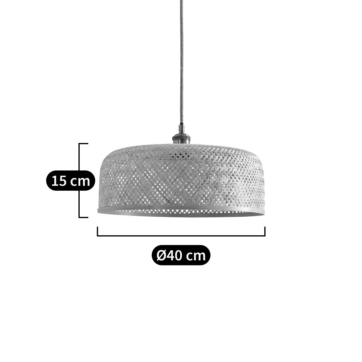 Katia Bamboo 40cm Diameter Ceiling Light – image 5
