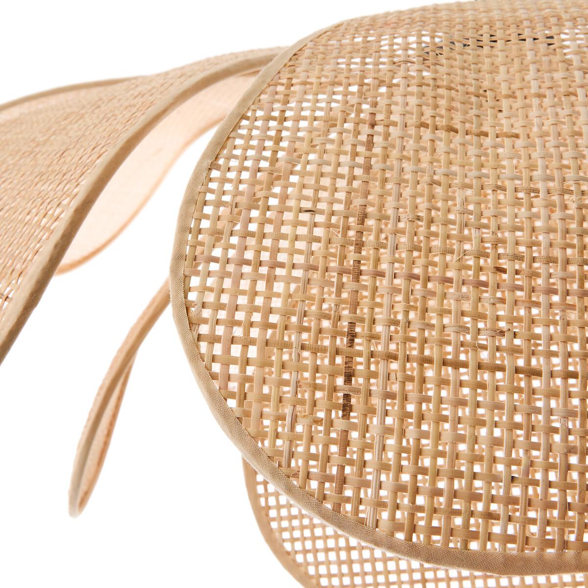 Lola 80cm Diameter Rattan Petal Ceiling Light – image 3