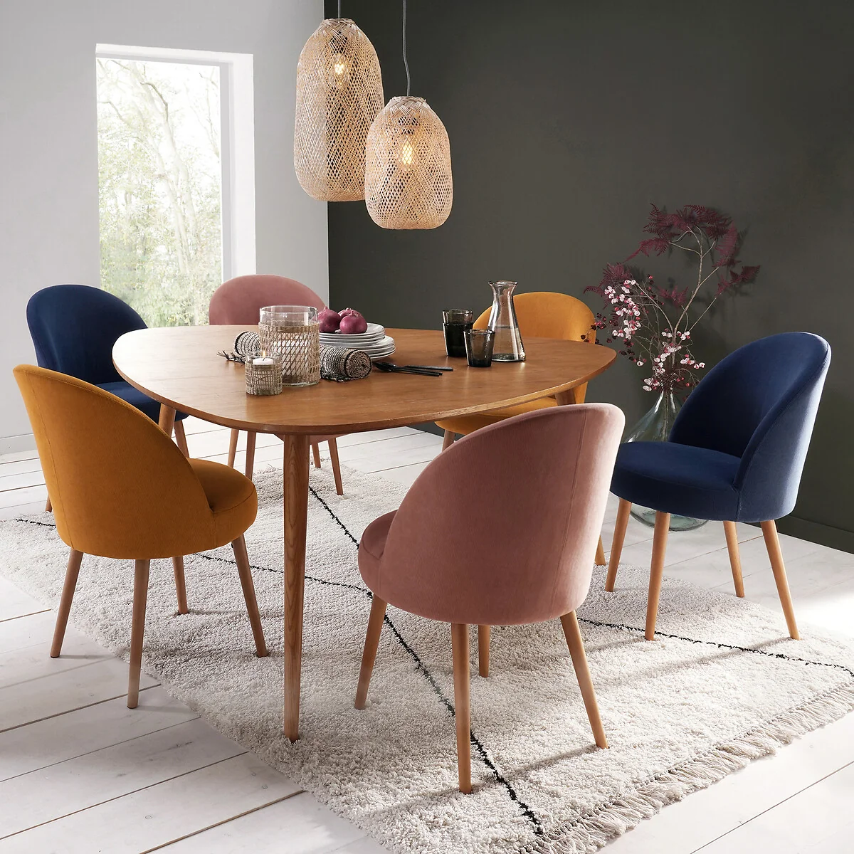 Ezia 30cm Diameter Bamboo Ceiling Light Shade – image 2