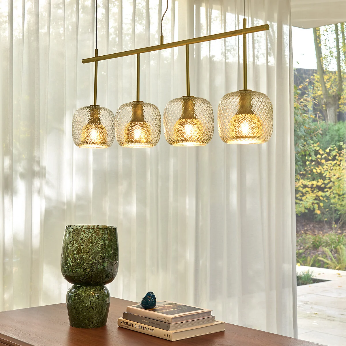 Mistinguett 4-Globe Line Ceiling Light – image 2