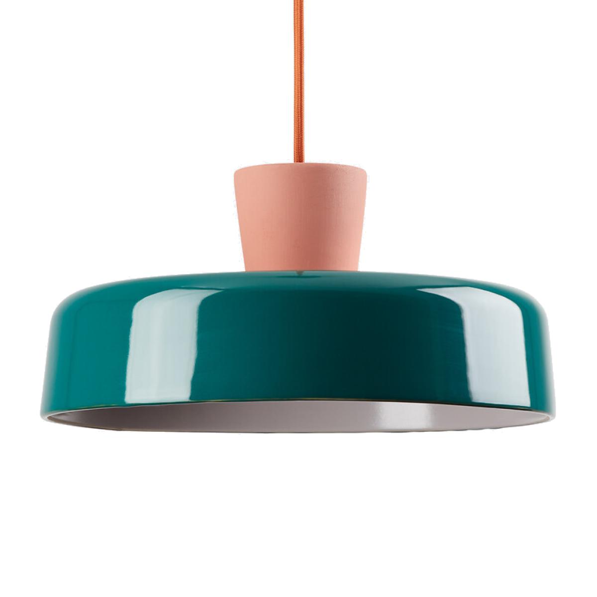 Hanging Lamp in Colourful Ceramic Diameter 30cm Jimna – image 1