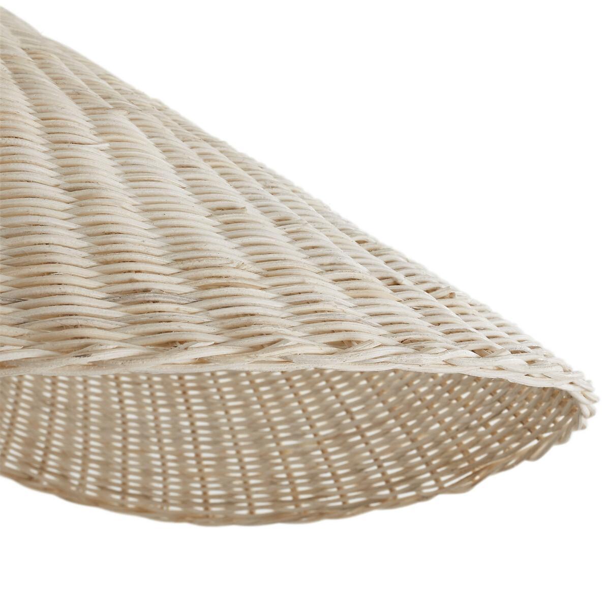 Kofia Hat-Shaped Rattan Ceiling Light Shade, Diameter 85cm – image 3