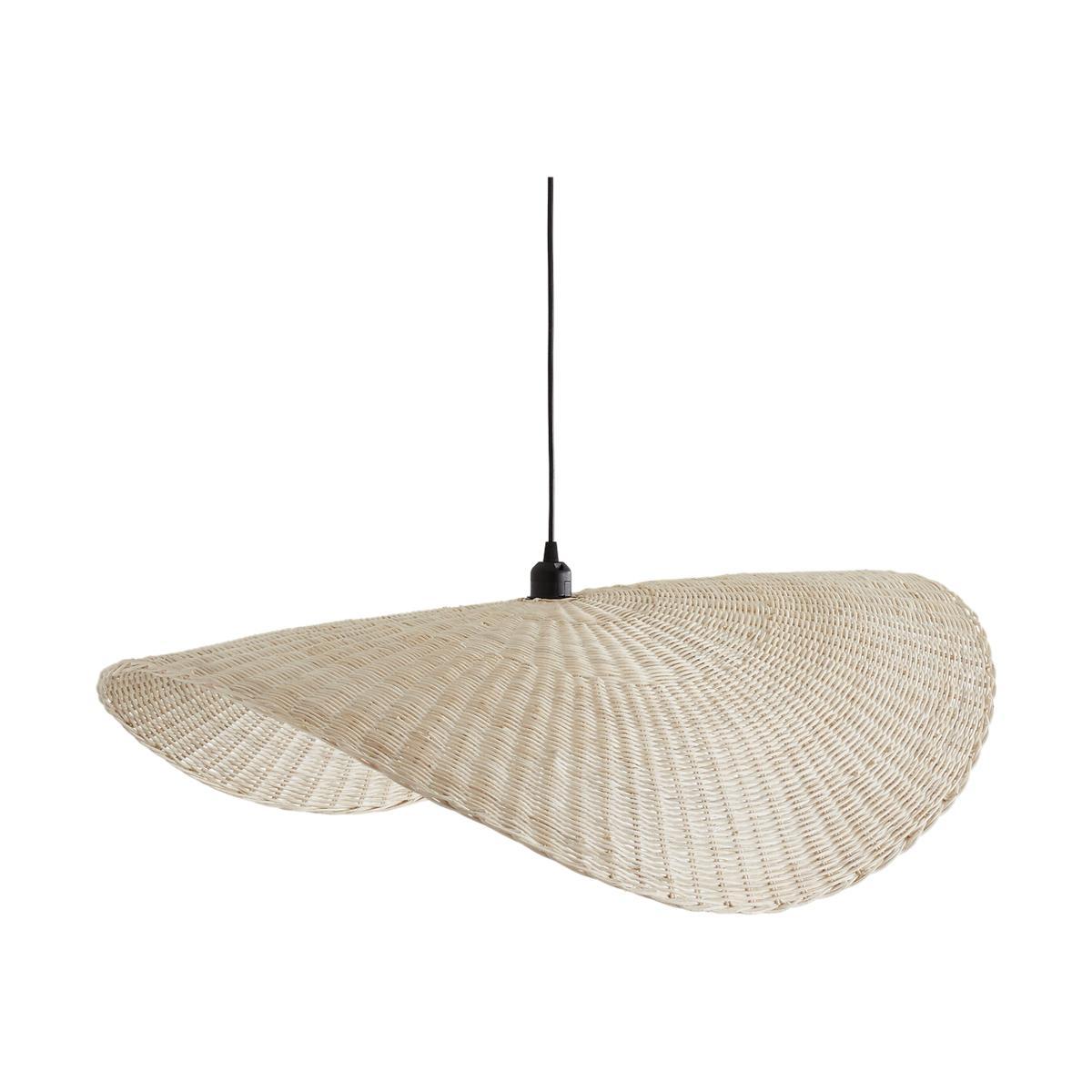 Kofia Hat-Shaped Rattan Ceiling Light Shade, Diameter 85cm – image 1