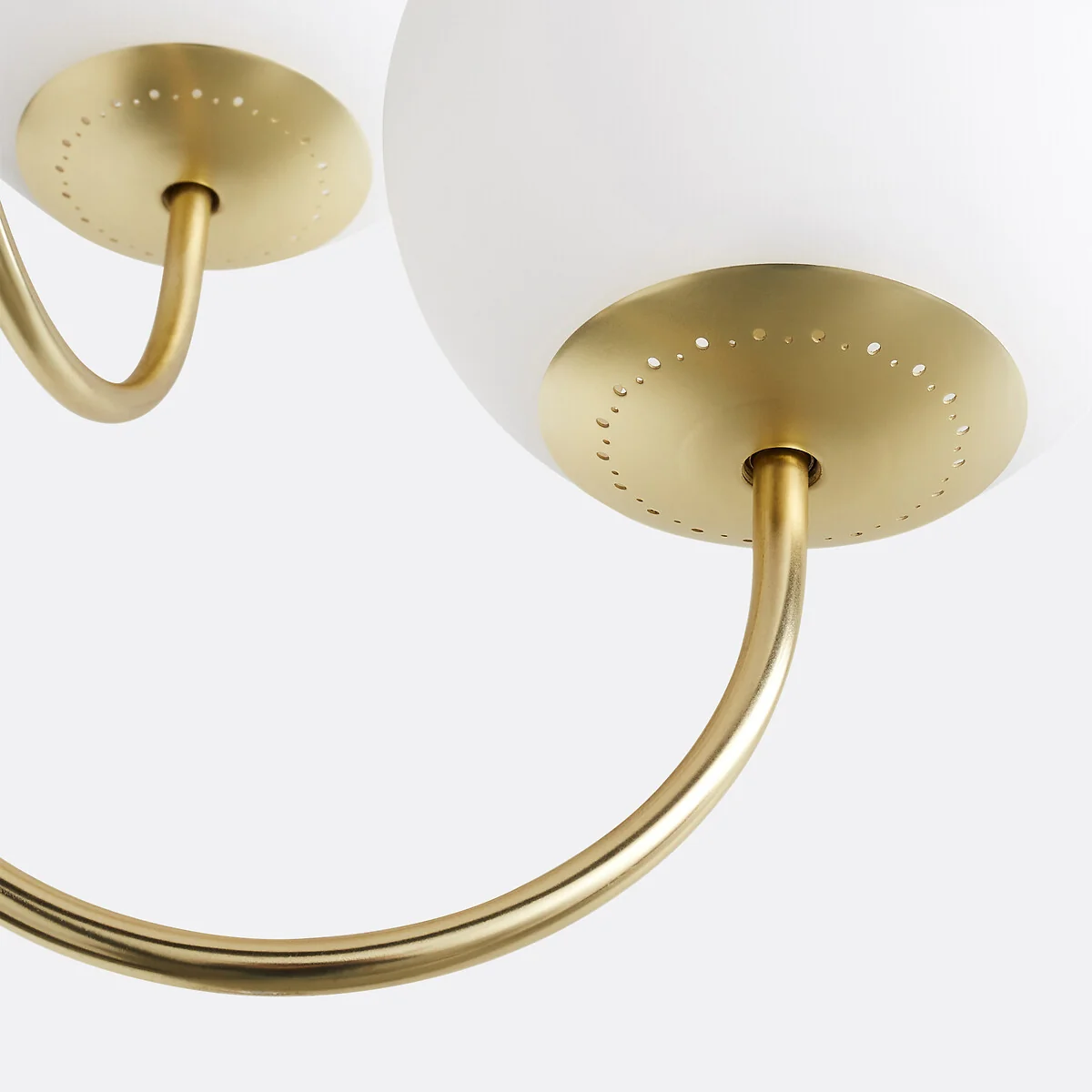 Moricio Opaline & Brass Ceiling Light – image 5