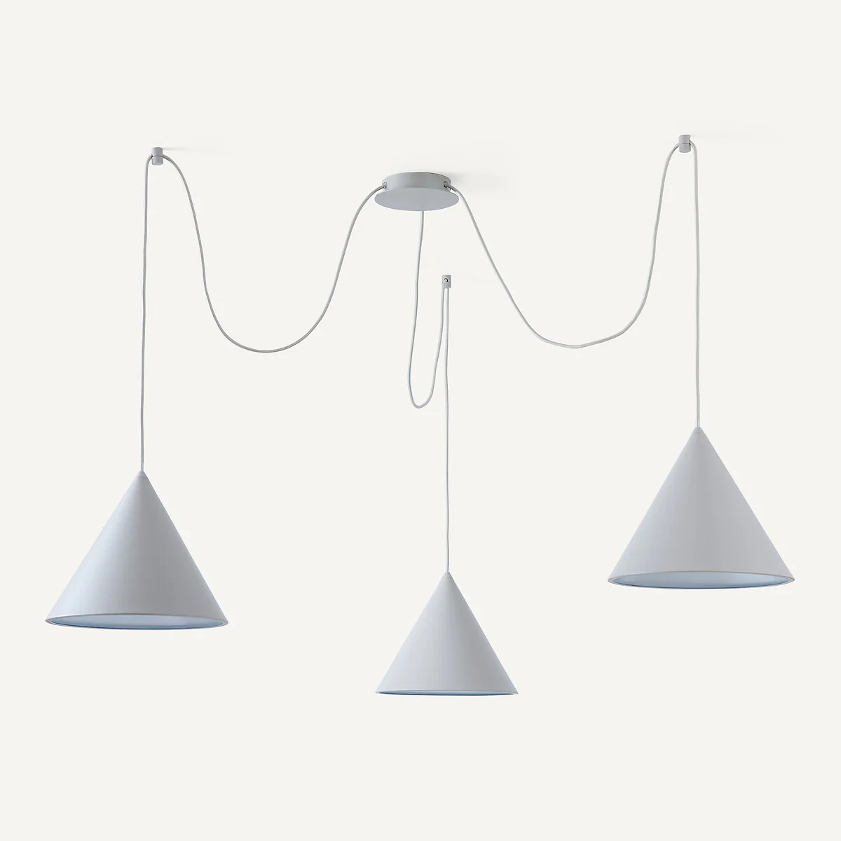 Moke Modular Ceiling Light System with 3 Cones – image 7