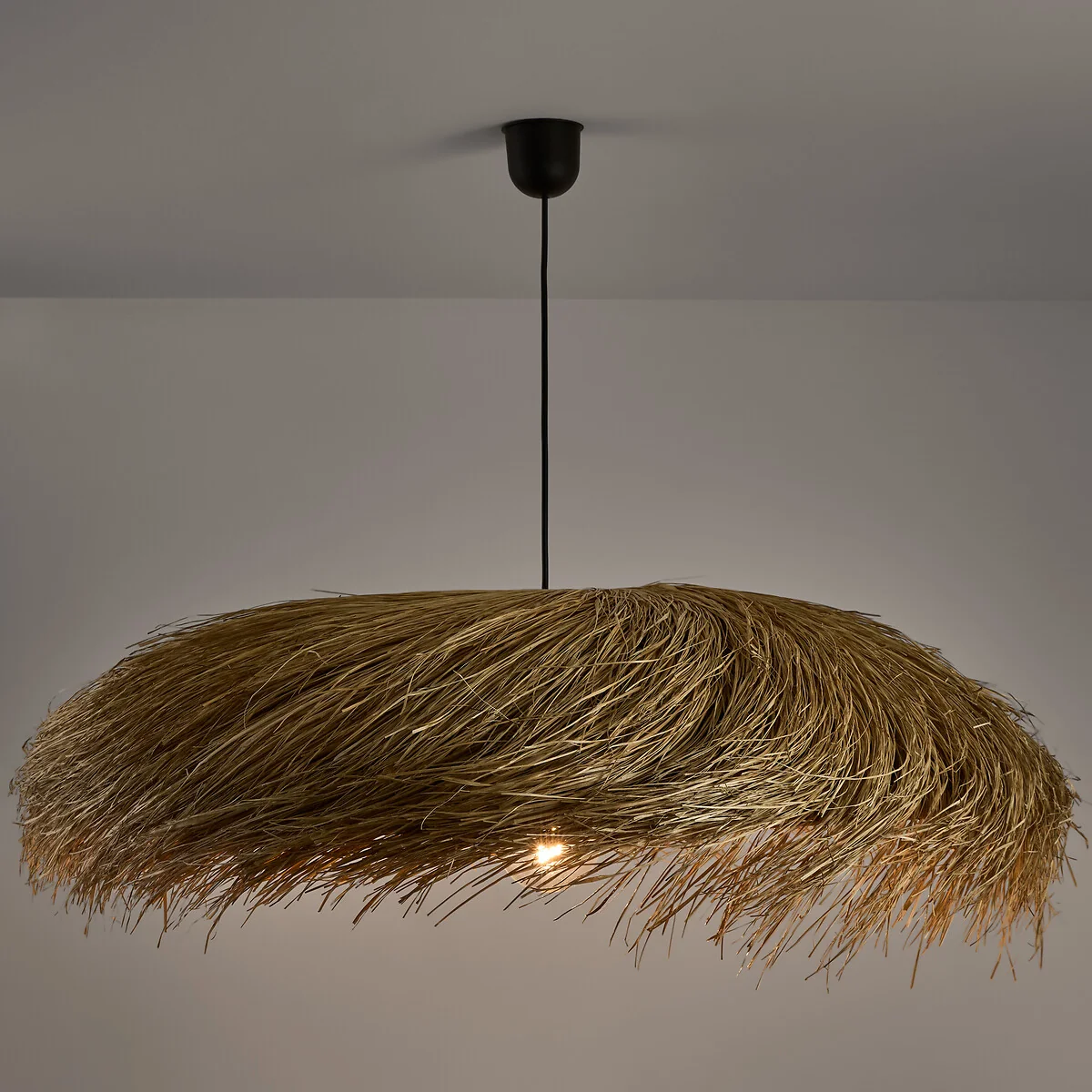 Samaï 80cm Diameter Panama Fibre Ceiling Light – image 3