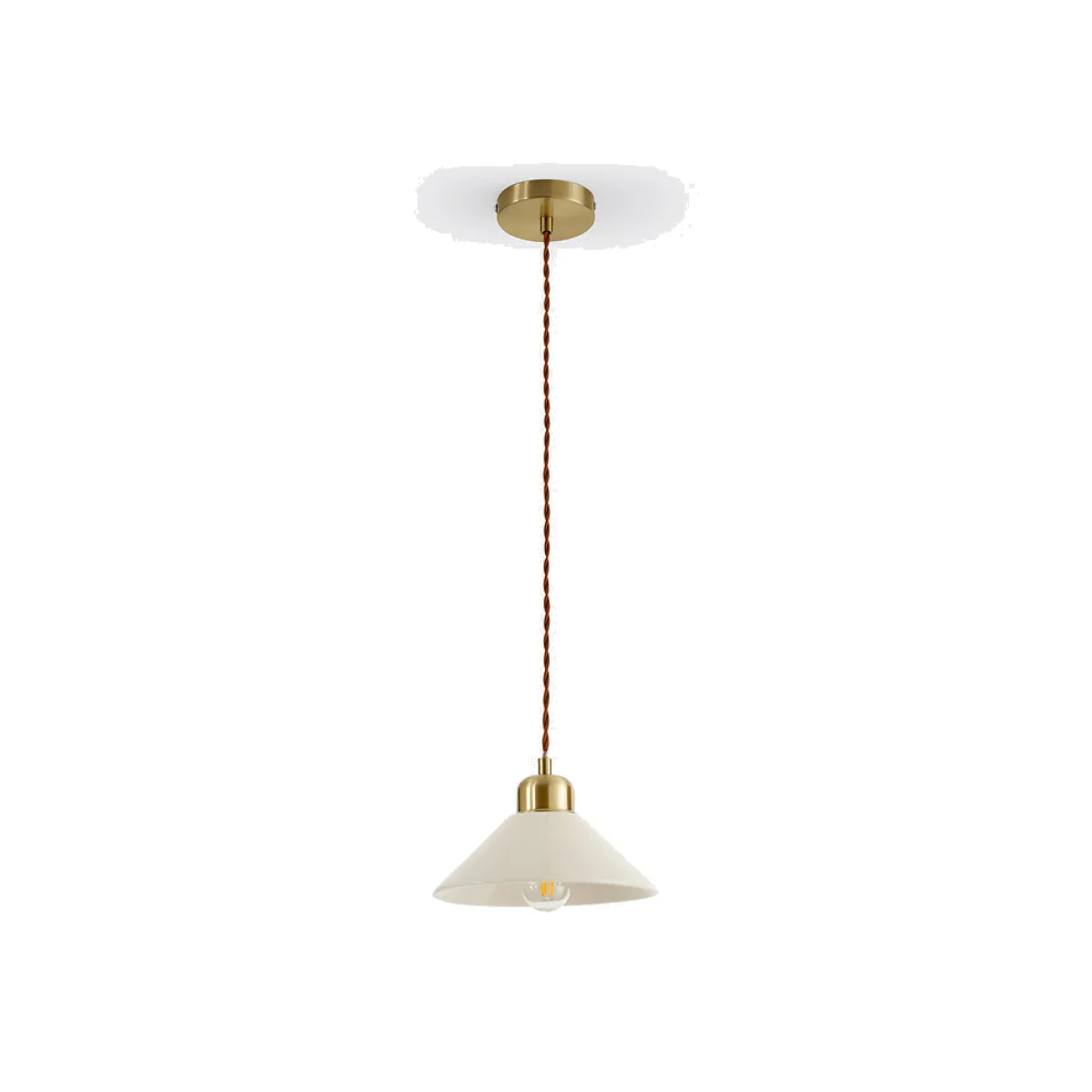 Nilana 20cm Diameter Ceramic Ceiling Light – image 1