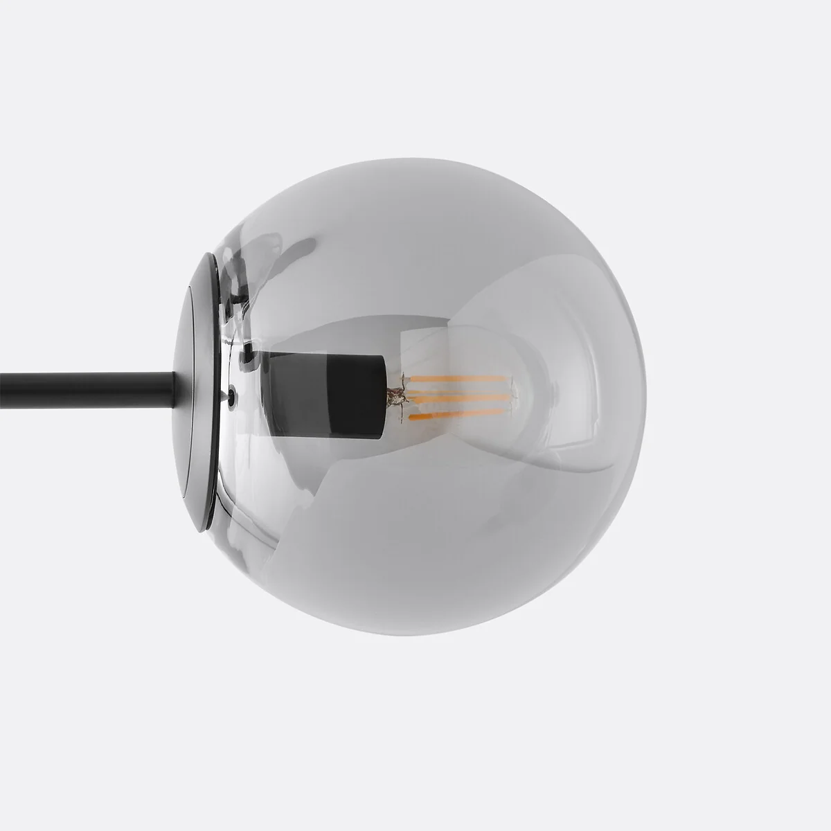 Atea Metal & Smoked Glass Ceiling Light – image 4