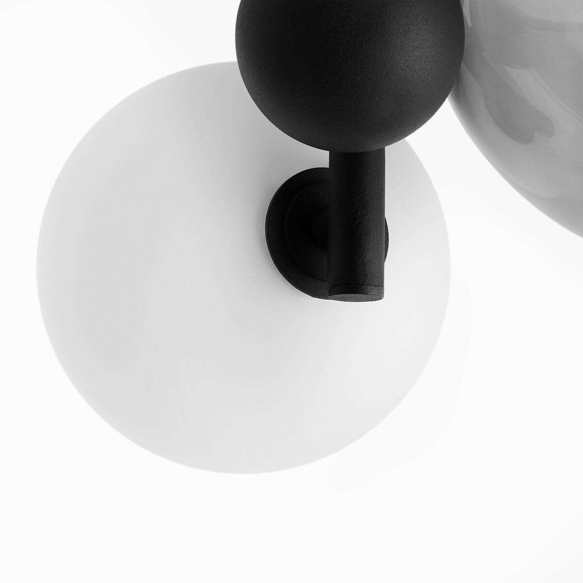 Bullesco Smoked Glass and Metal Pendant Ceiling Light – image 3