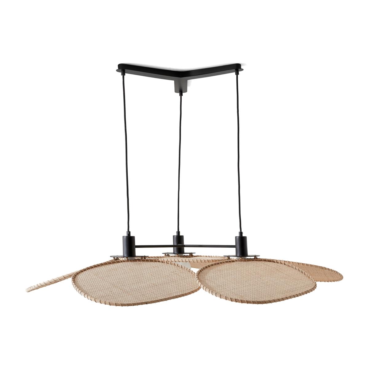 Canopée Large Rattan Ceiling Light by E. Gallina. – image 1