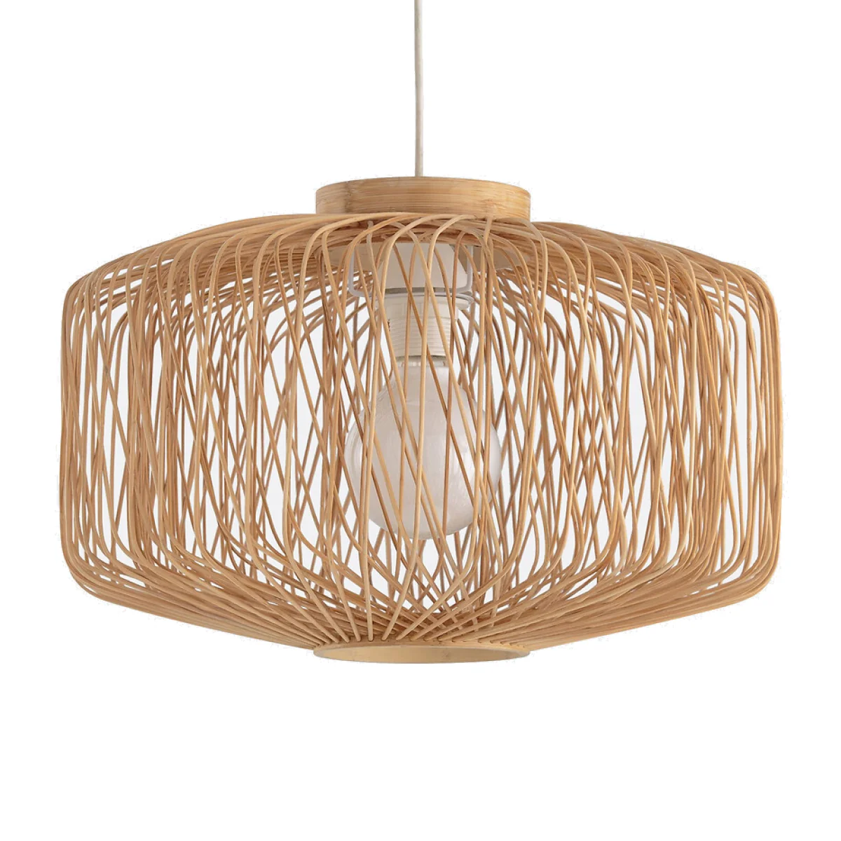 Yaku 44cm Diameter Bamboo Ceiling Light – image 1