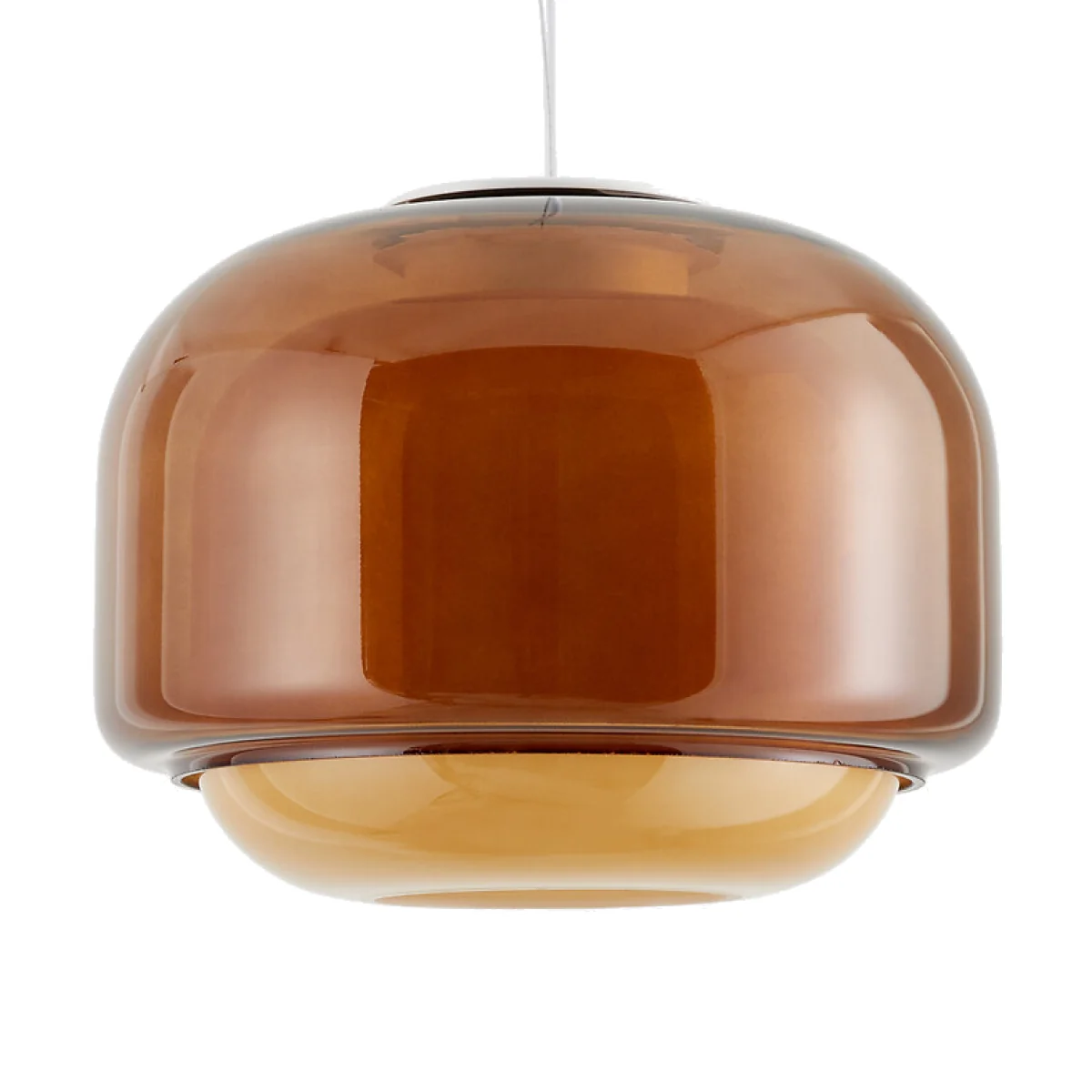 Kinoko Ceiling Light in Coloured Glass Ø30.5cm – image 1