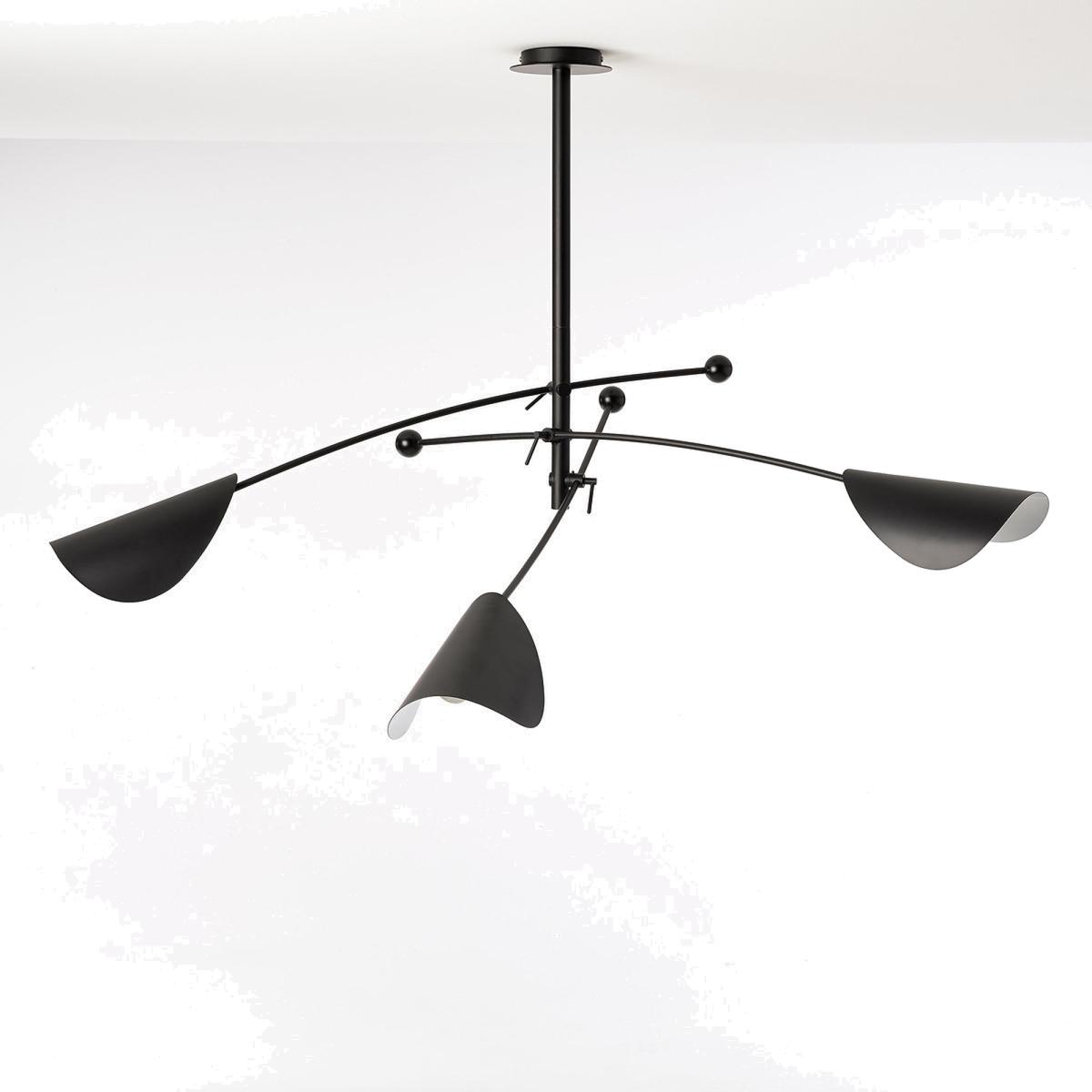 Funambule Metal Ceiling Light with 3 Adjustable Arms – image 1