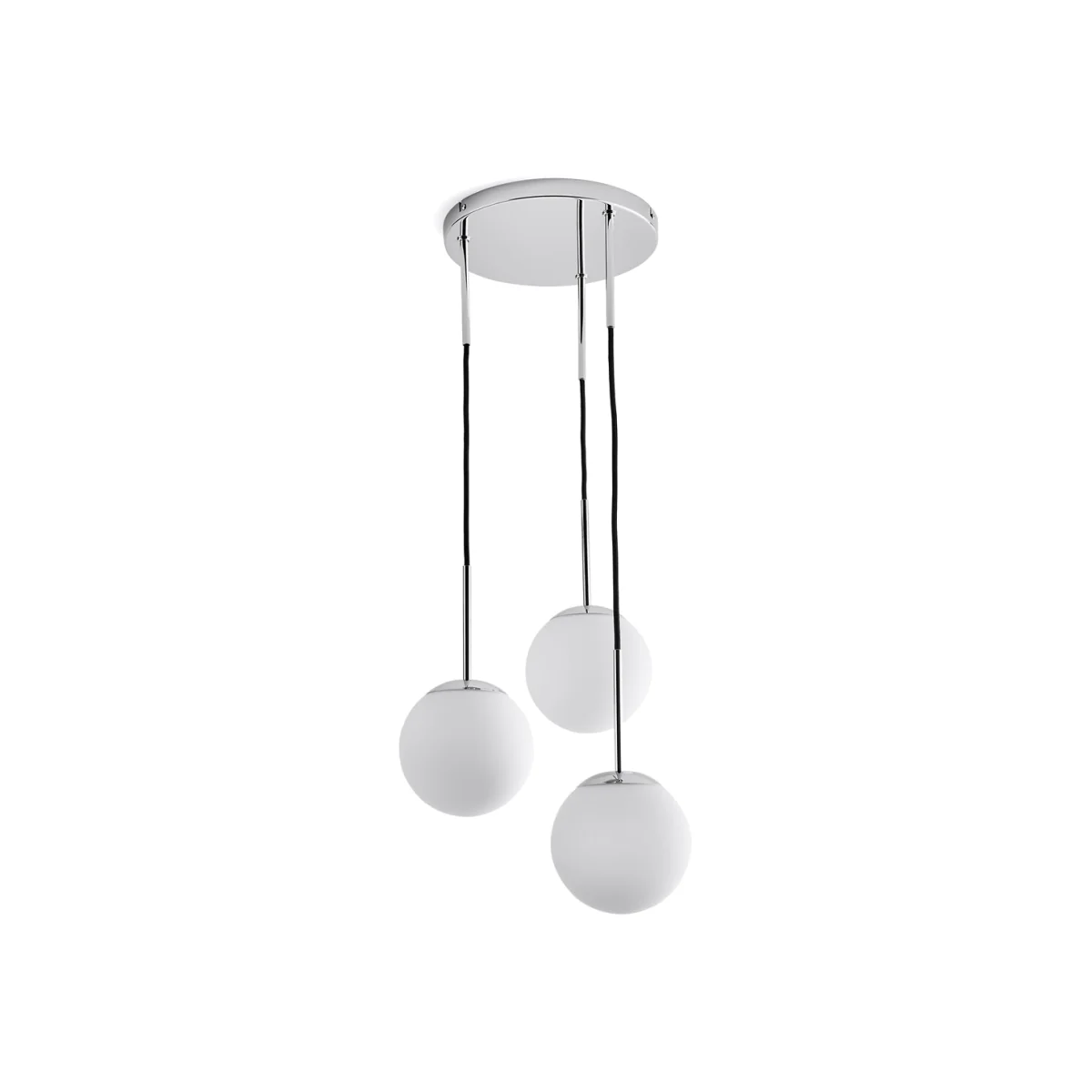 Theide Metal & Opaline Cluster Pendant Light – image 1