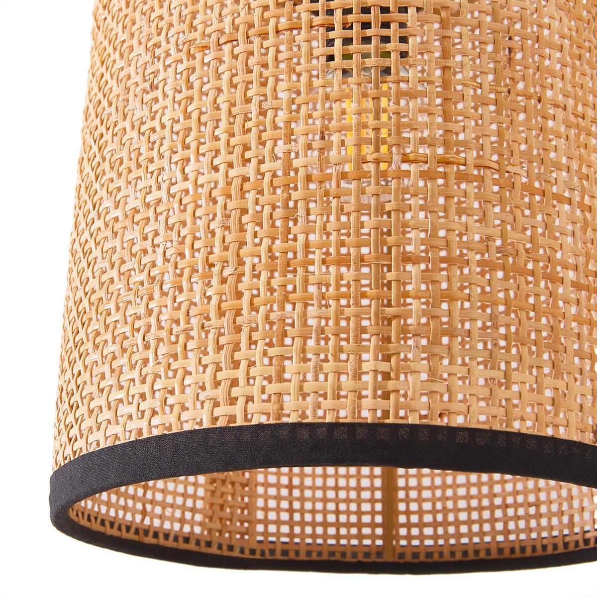 Cara Metal & Rattan Pendant Light – image 3