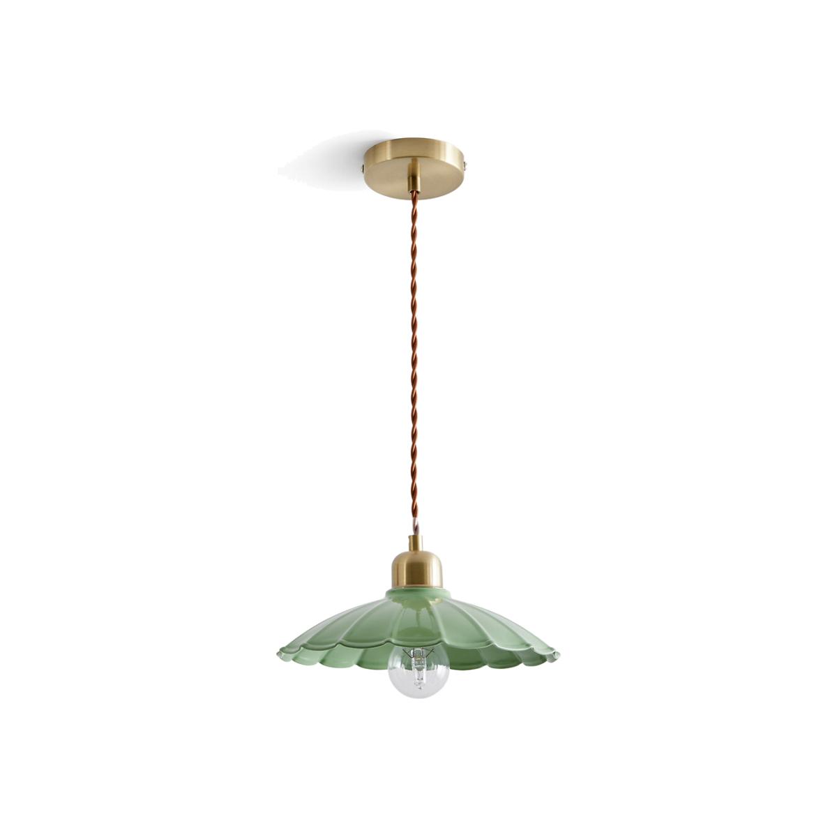 Festonia Scalloped Metal Ceiling Light – image 1