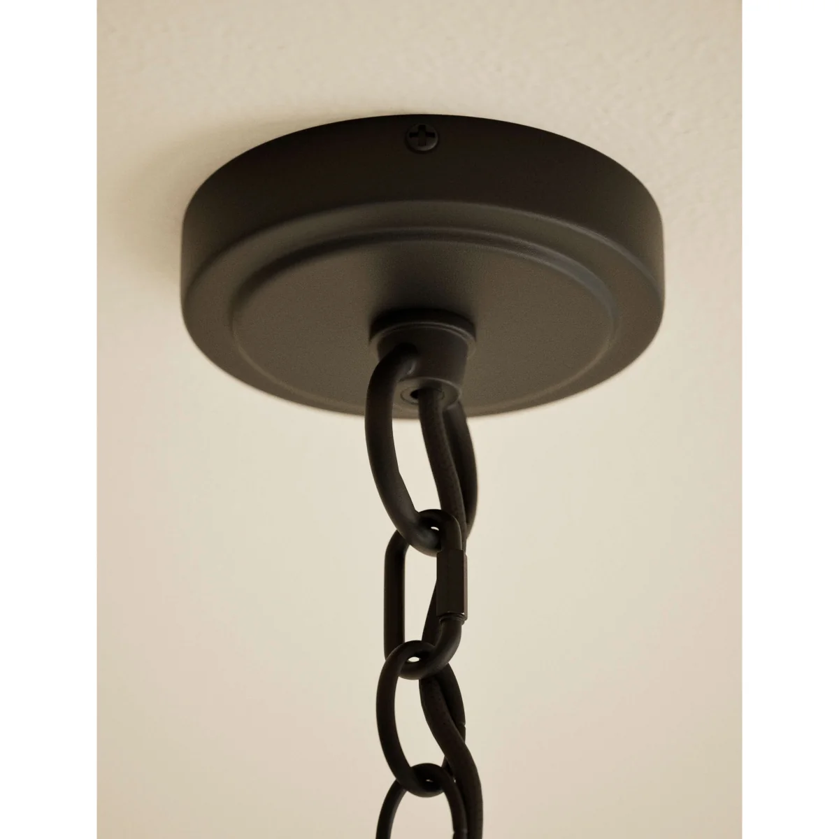 M&S Glass Bell Pendant Ceiling Light Smoke – image 4