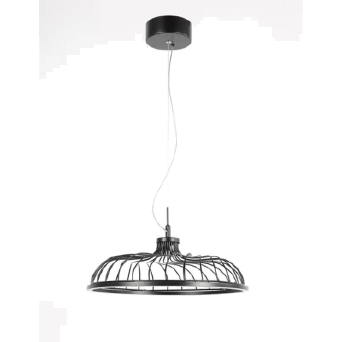 M&S Spiral Metal Pendant Light - Black, Black – image 1