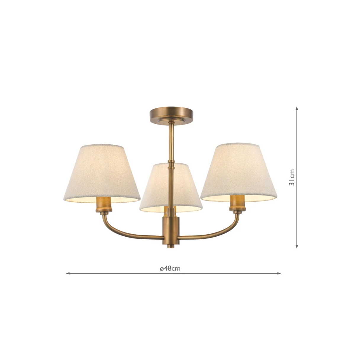 Laura Ashley Denston Multi Ceiling Light Bronze – image 5