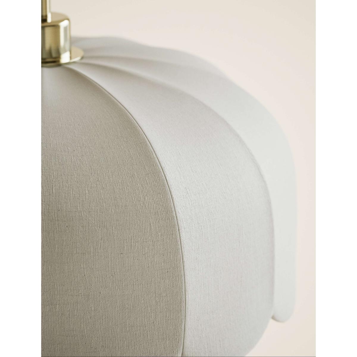 M&S Collection Skeletal Petal Fabric Scallop Pendant Light - Natural, Natural – image 5