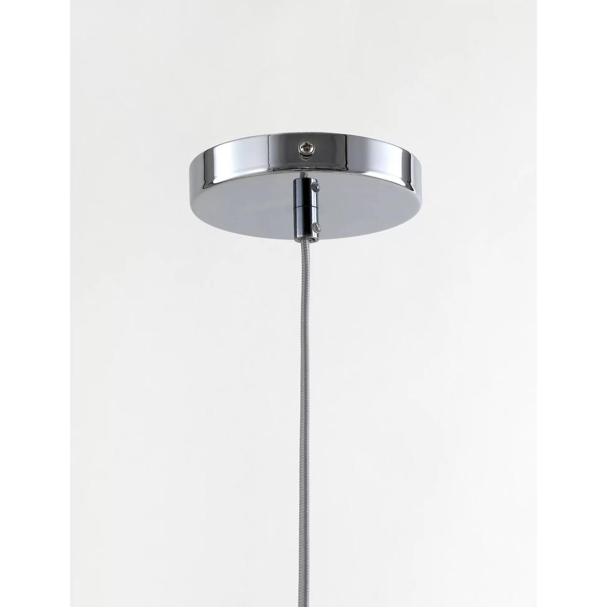 M&S 3 Shade Velvet Ceiling Light - Grey, Grey – image 5