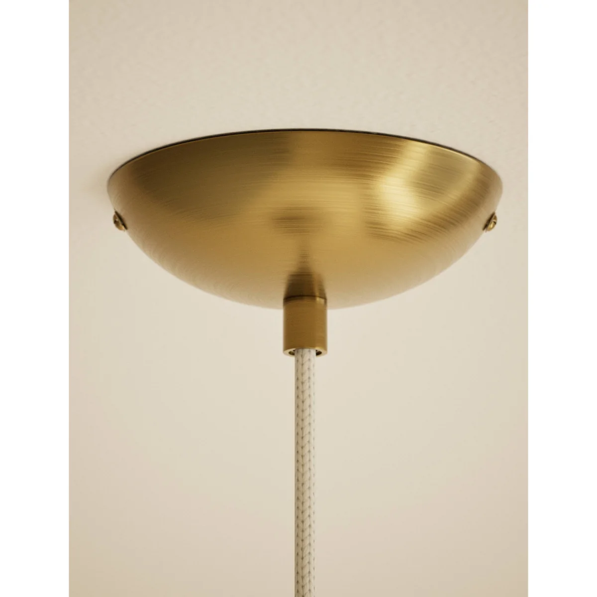 M&S Metal Pendant Light Ivory – image 4