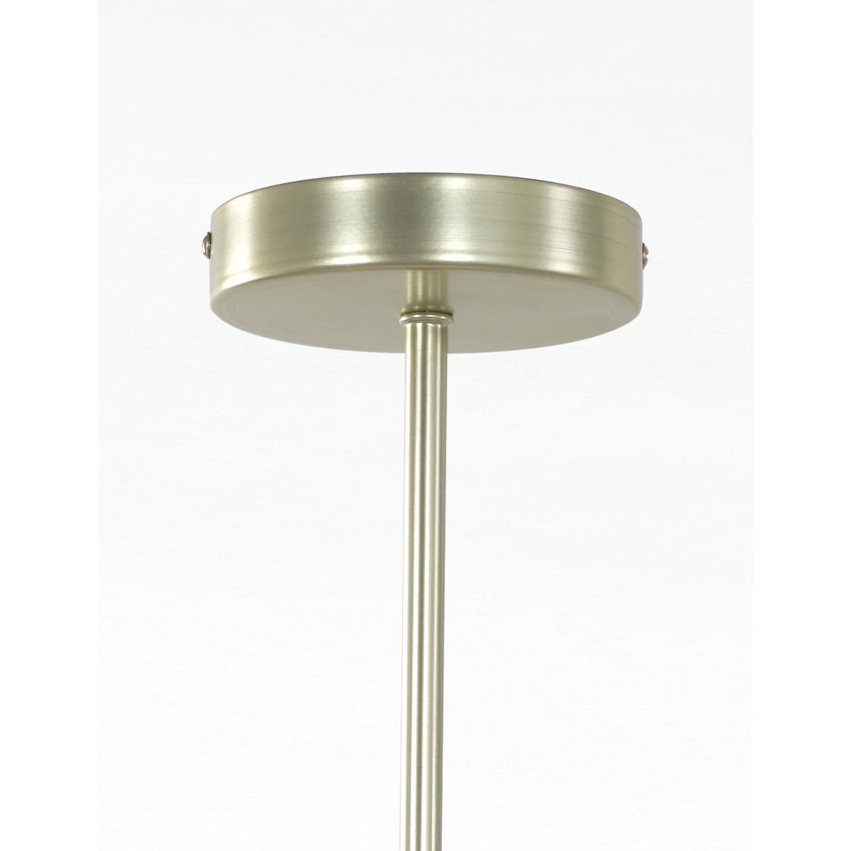 M&S Glass Flush Ceiling Light - Polished Brass, Polished Brass – image 5
