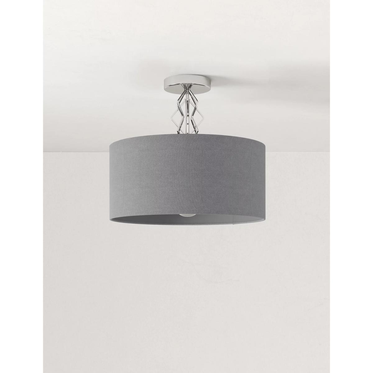 M&S Sophia Flush Ceiling Light - Grey, Grey – image 3