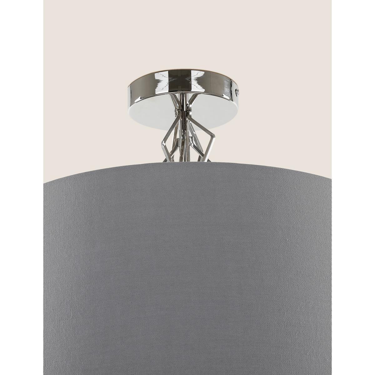M&S Sophia Flush Ceiling Light - Grey, Grey – image 4