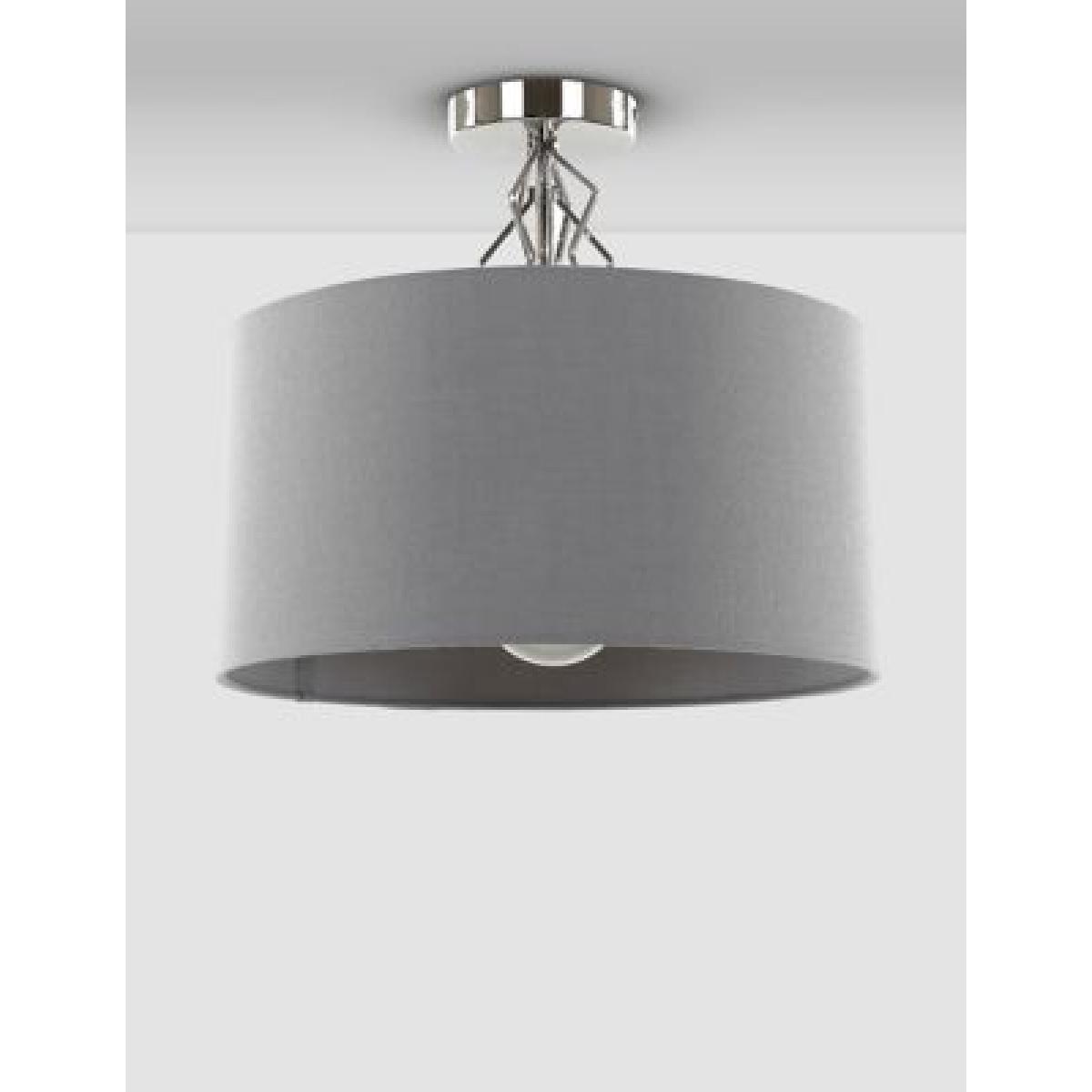 M&S Sophia Flush Ceiling Light - Grey, Grey – image 1