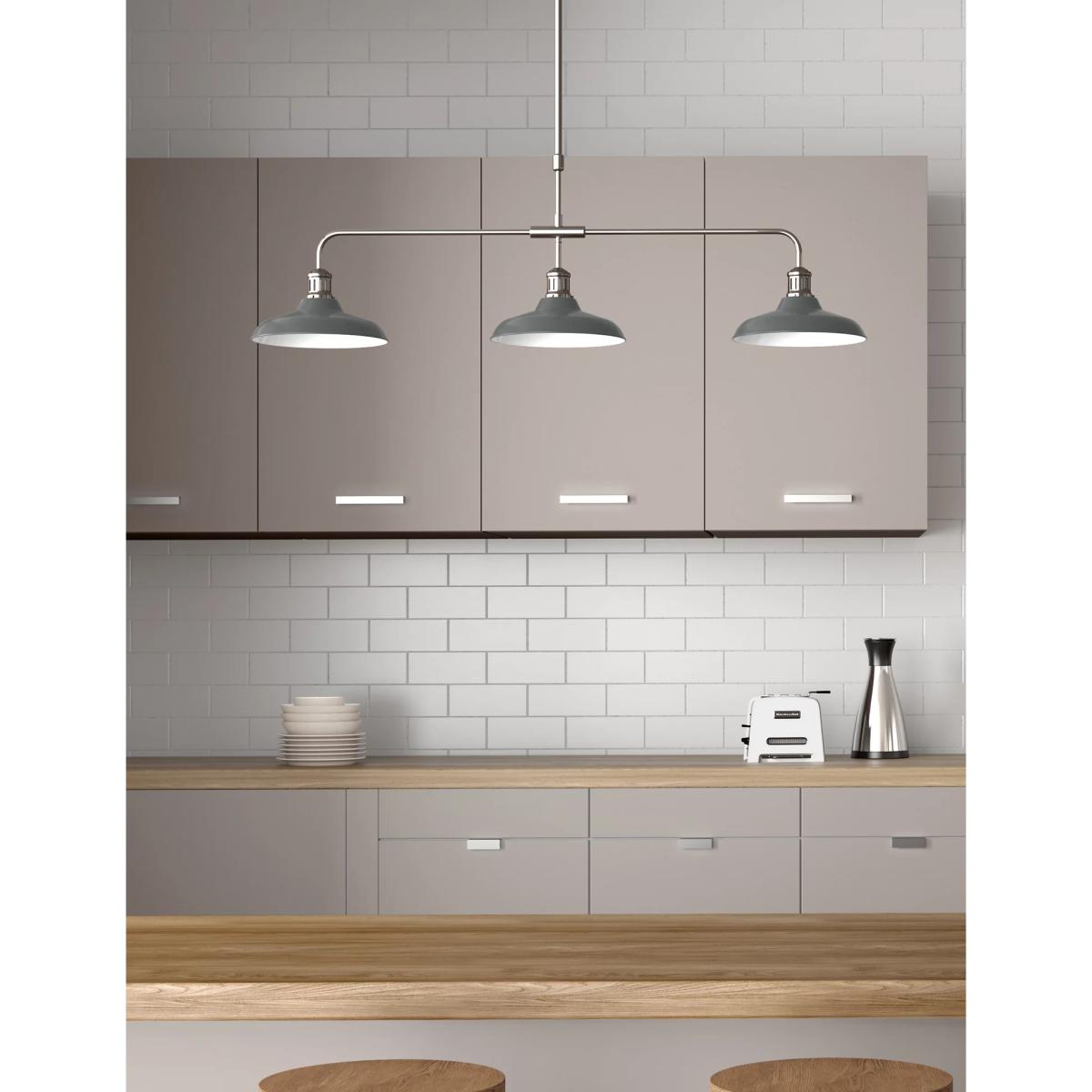 M&S Lincoln Gallery Bar Ceiling Light - Grey, Grey – image 3