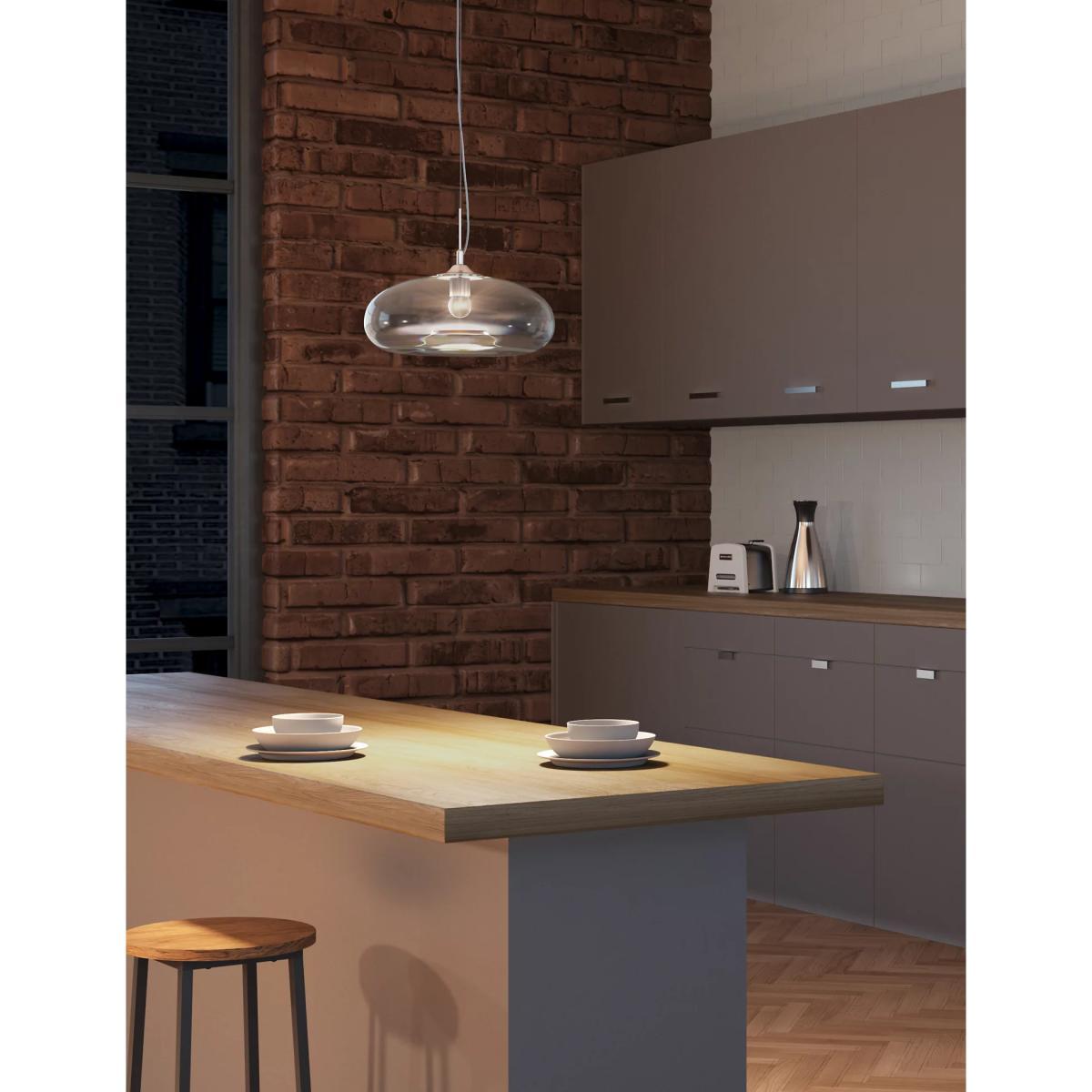 M&S Olsen Large Pendant Light - Silver, Silver – image 2