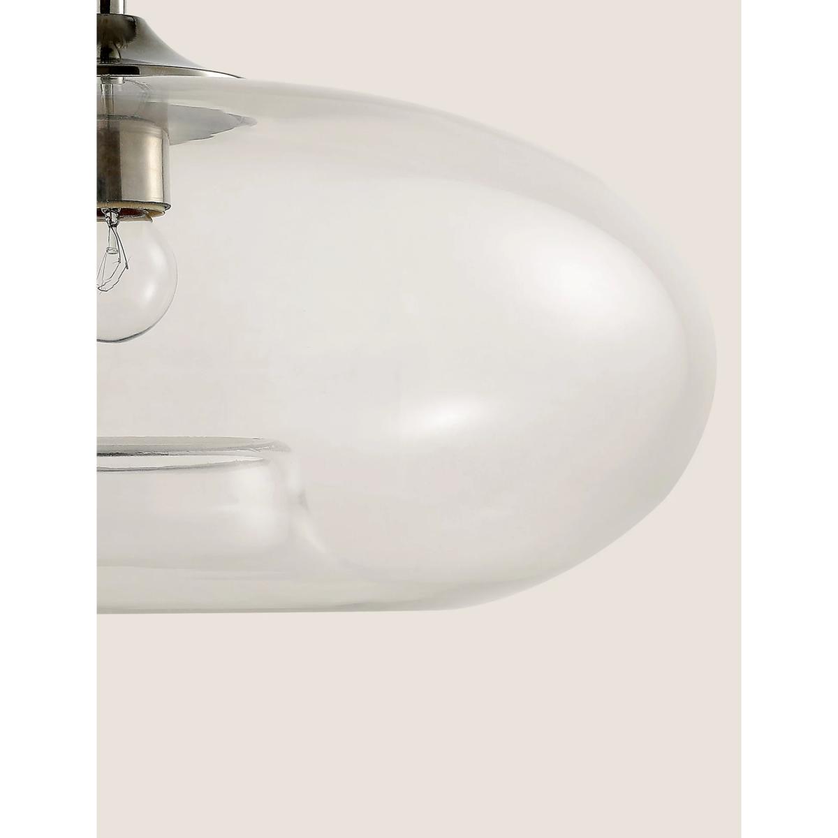M&S Olsen Large Pendant Light - Silver, Silver – image 5