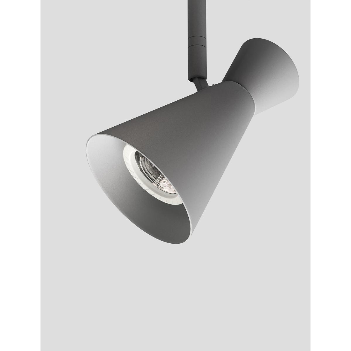 M&S Metal Multi-Light Flush Ceiling Light - Grey, Grey – image 3