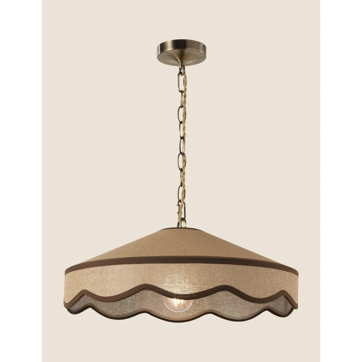 Laura Ashley Buckenham Pendant Light Dark Brown – image 2