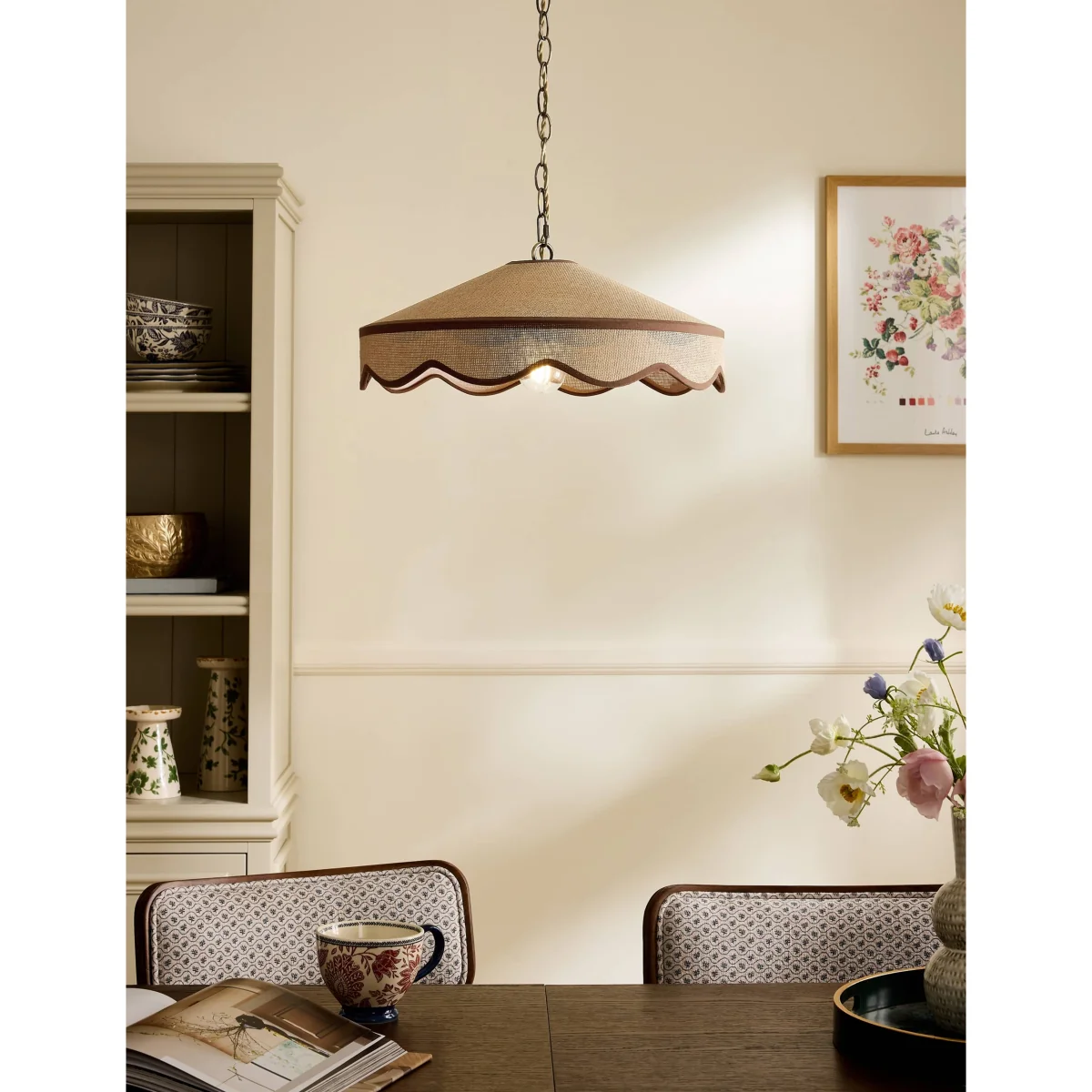 Laura Ashley Buckenham Pendant Light Dark Brown – image 5