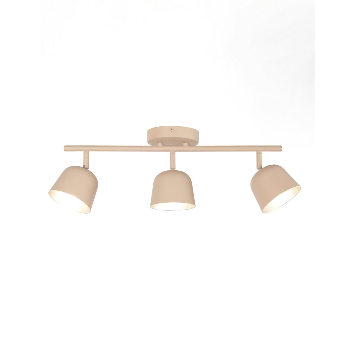 M&S Finn Scandi Metal 3 Flush Ceiling Light - Blush, Blush,Grey,Black – image 2