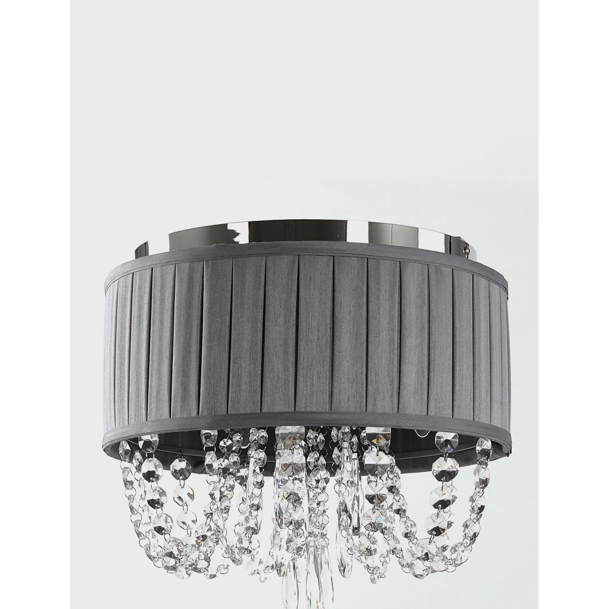 M&S  Arianne Flush Ceiling Light - Grey Mix, Grey Mix – image 5