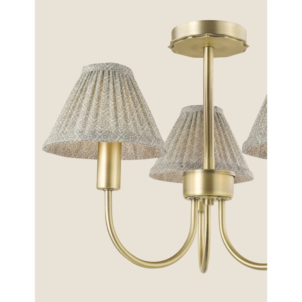 Laura Ashley Willowbrook Multi Ceiling Light Antique Brass – image 3