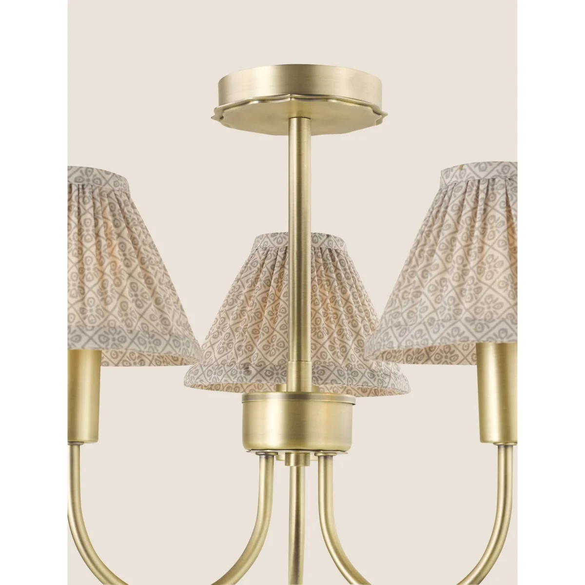 Laura Ashley Willowbrook Multi Ceiling Light Antique Brass – image 4
