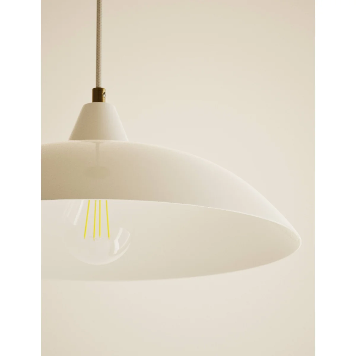 M&S Metal Pendant Light Khaki – image 4
