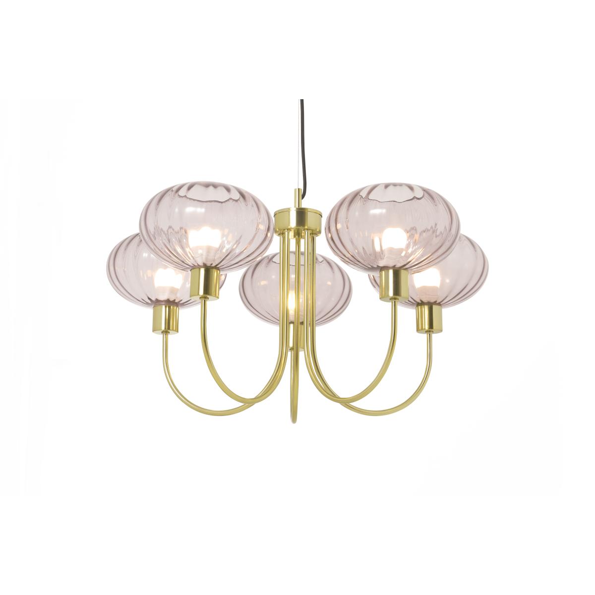 Tilbury Chandelier Pendant, Pink – image 2