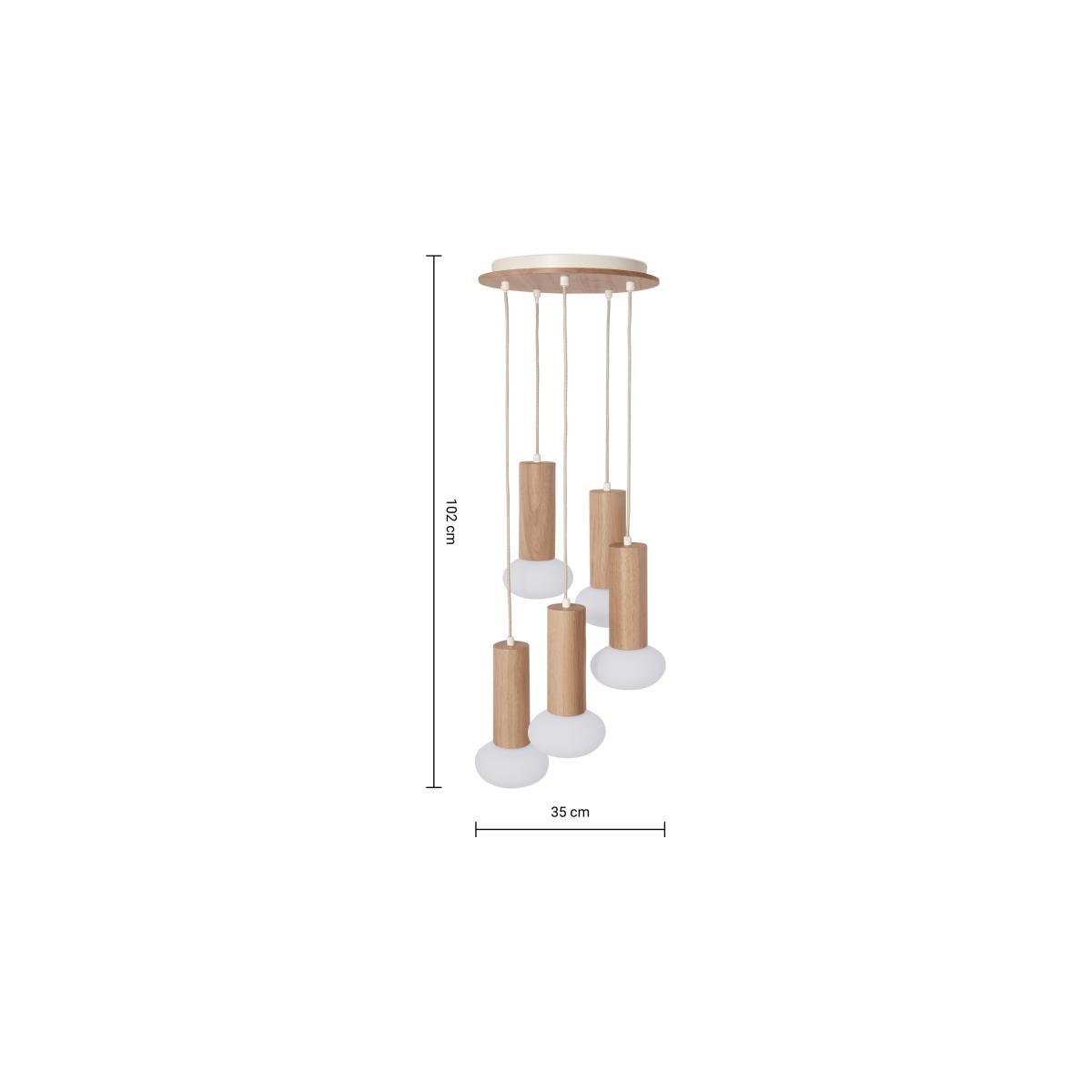 Viso Cluster Ceiling Light, Natural – image 8