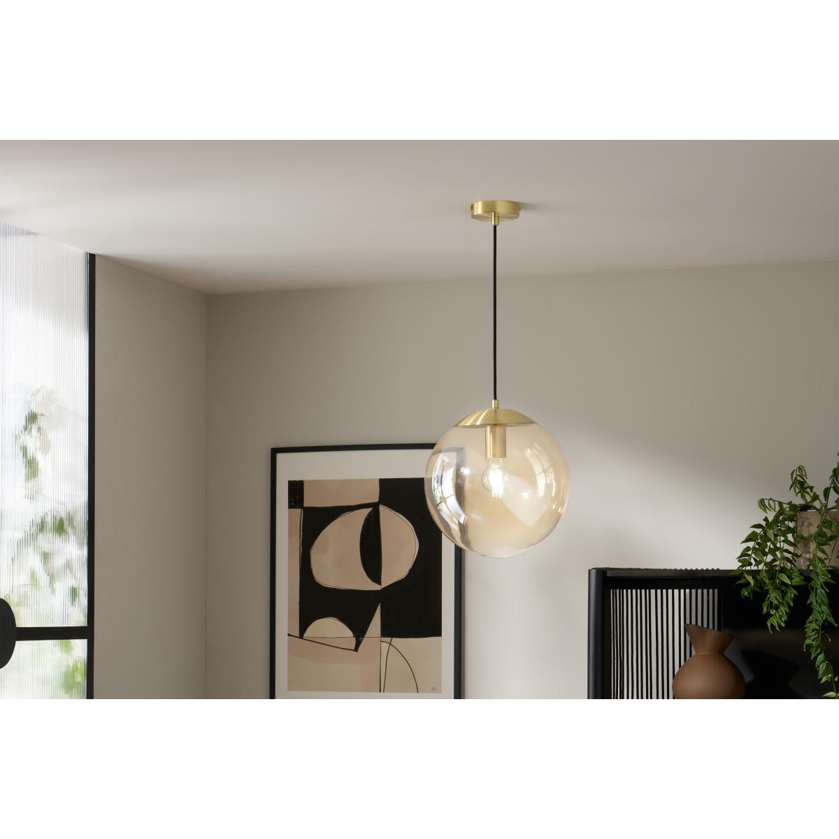 Turenne Ceiling Light, Champagne Glass & Brushed Brass – image 4
